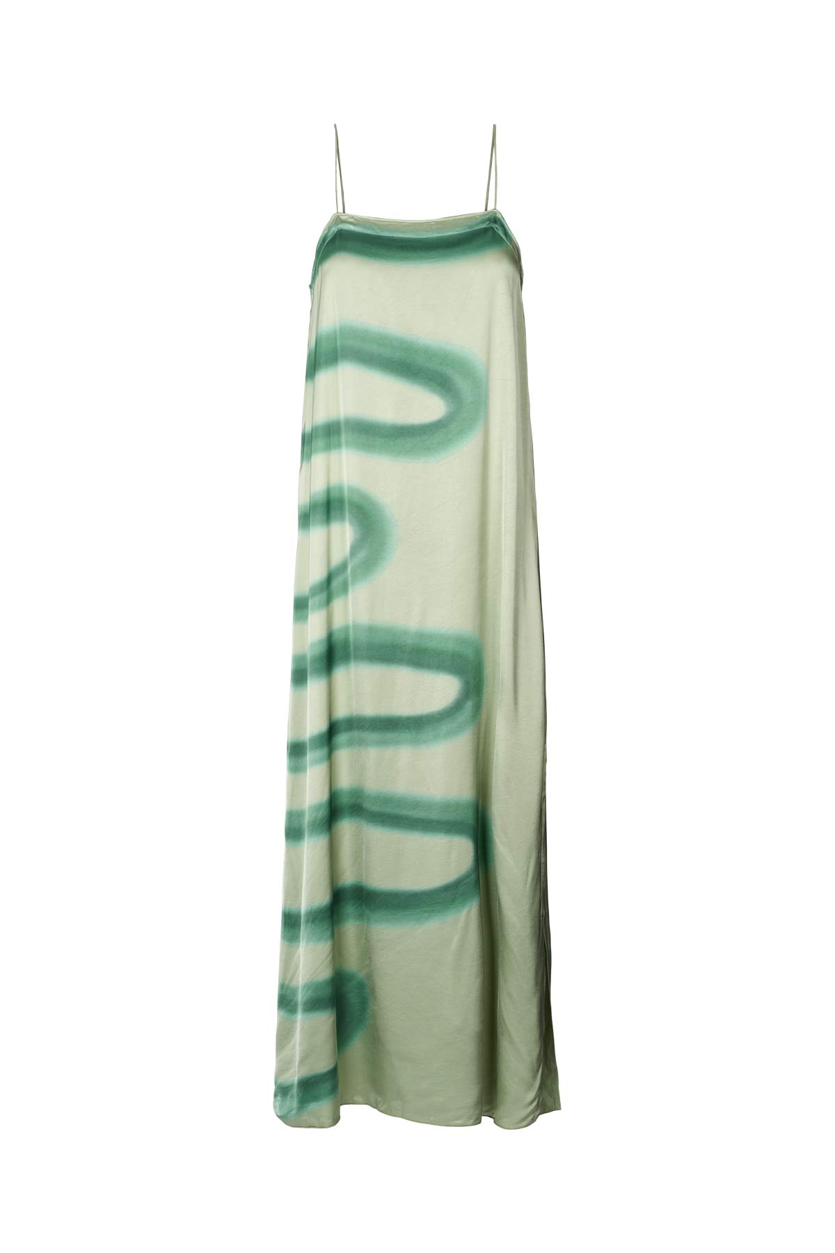 Laurette - Fluid camisole dress I Aloe vera combo