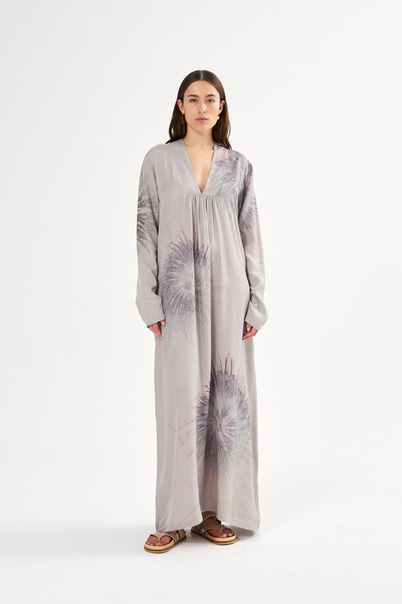 Maize - Cartwheel kaftan I Seashell combo