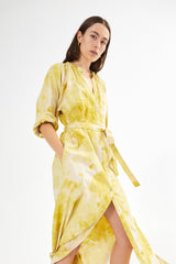 Ingela - Fusion belt dress I Emerald combo