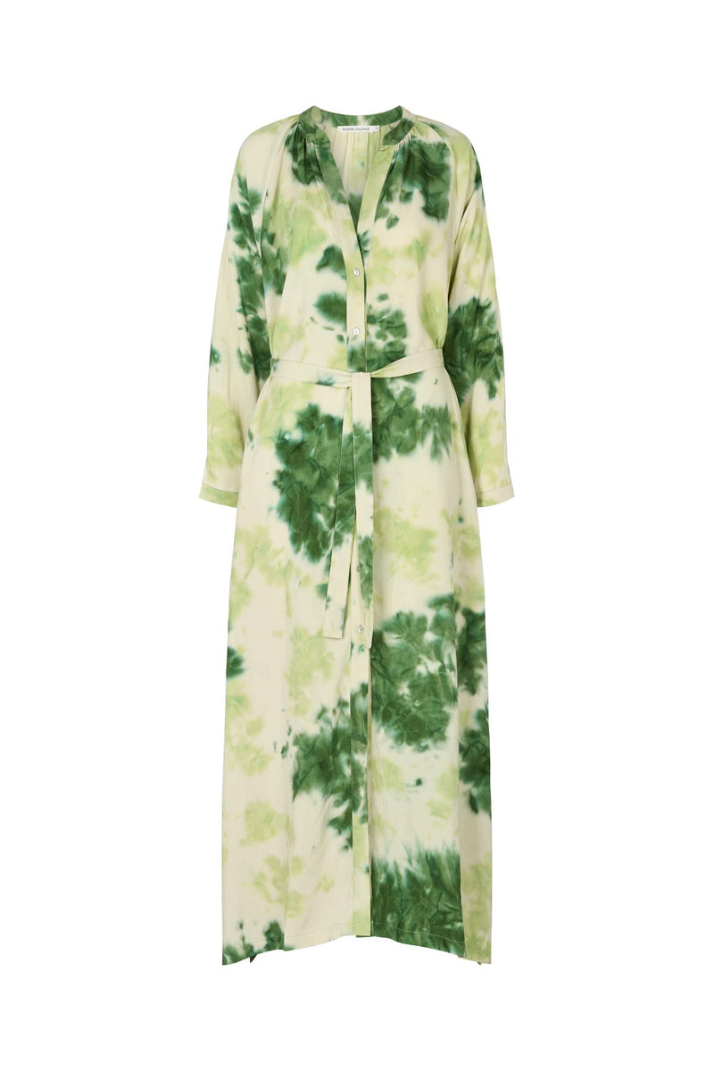 Ingela - Fusion belt dress I Emerald combo