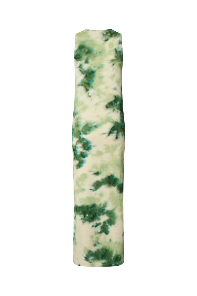 Niara - Fusion long tank dress I Emerald combo