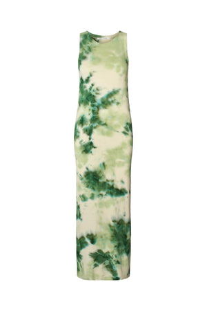 Niara - Fusion long tank dress I Emerald combo