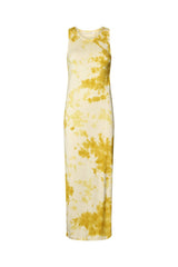 Niara - Fusion long tank dress I Lemon combo