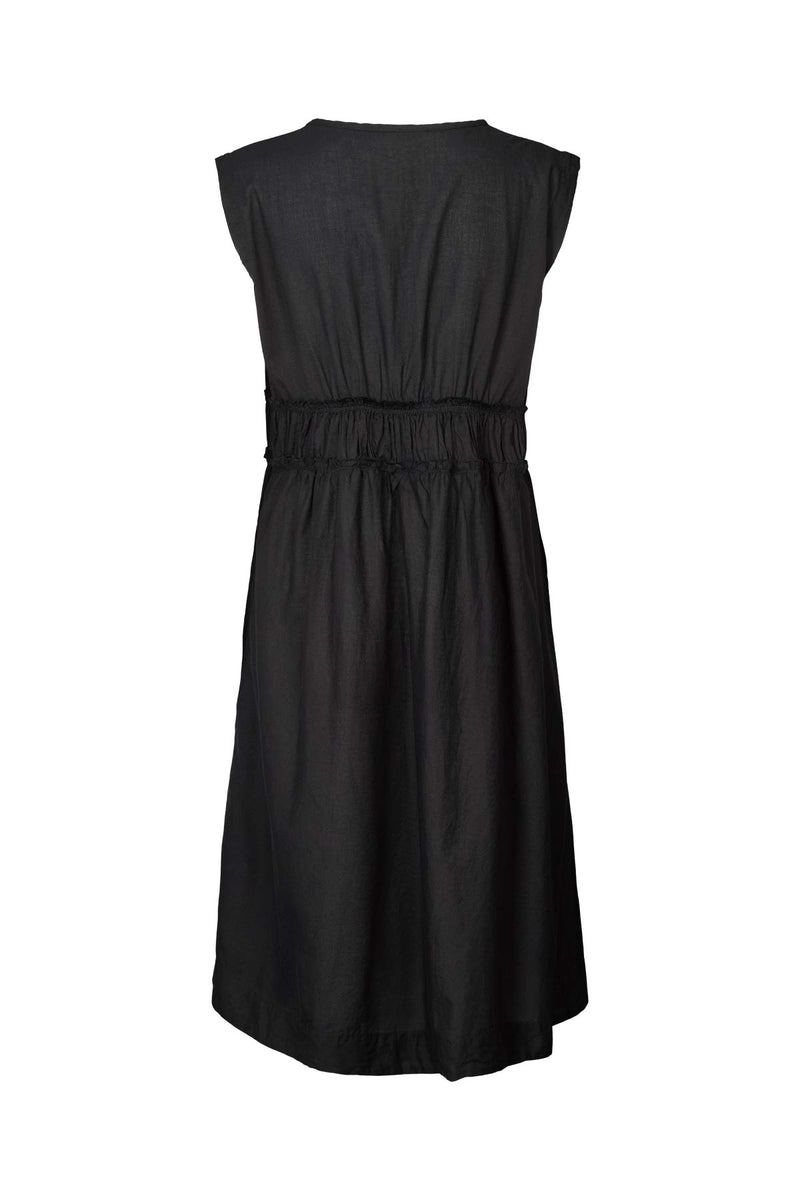 Hyben - Cotton short dress I Black