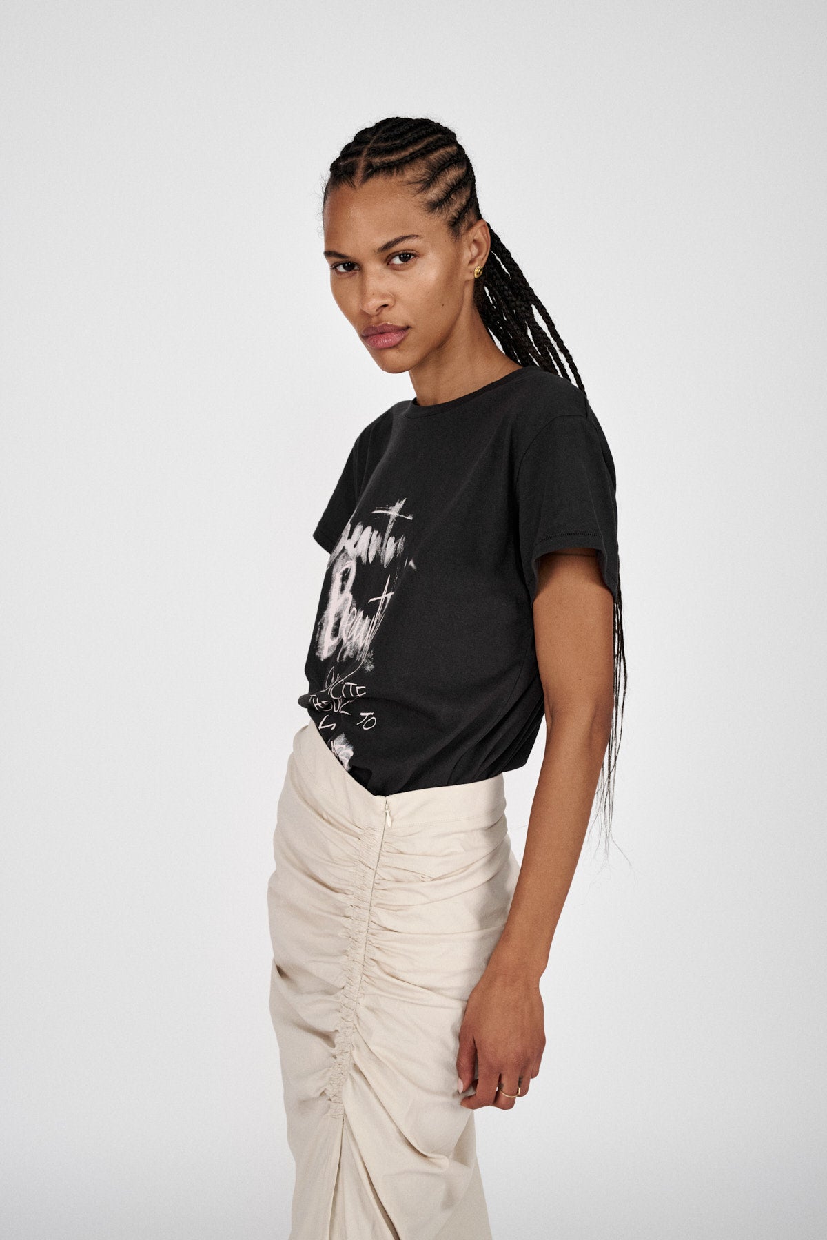 Filza - Papery skirt I Black