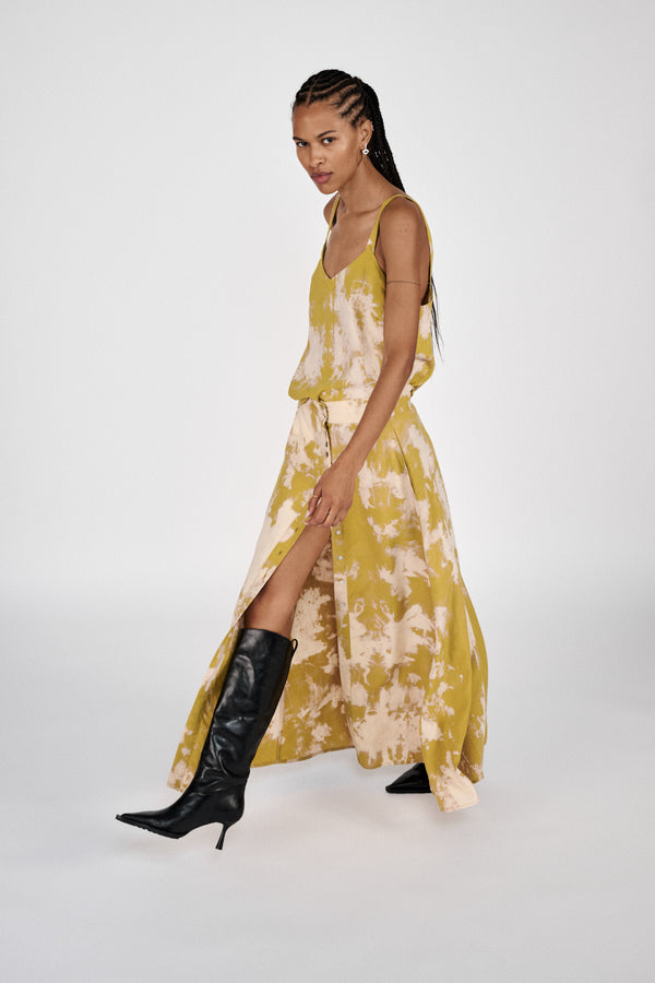Maisa - Misty camisole top I Golden mustard combo