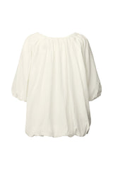 Rachelle - Voile cloud blouse I White
