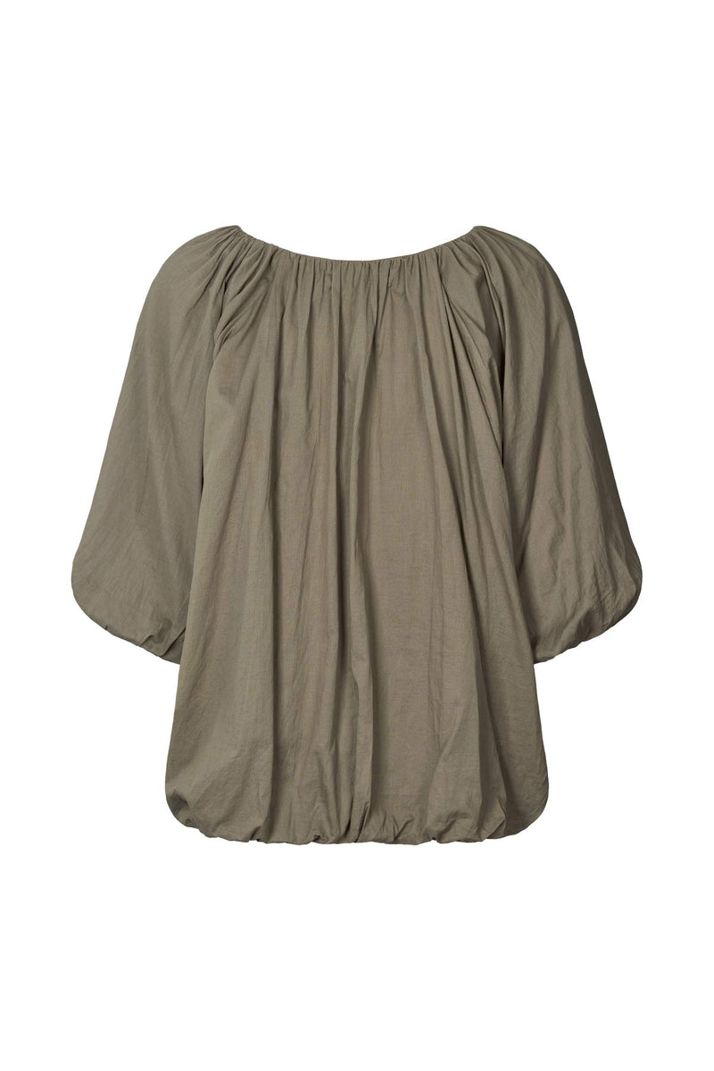 Rachelle - Voile cloud blouse I Dry bark