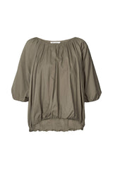 Rachelle - Voile cloud blouse I Dry bark