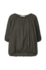 Rachelle - Voile cloud blouse I Pirate black