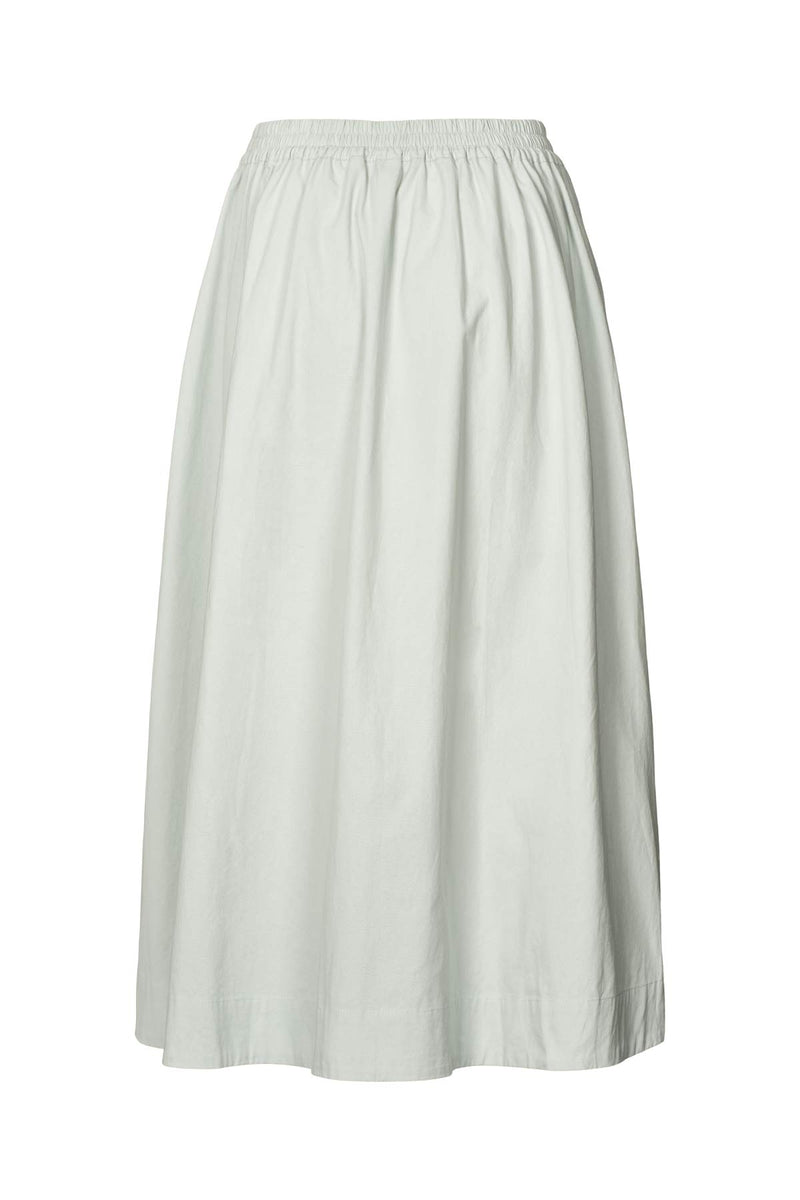 Guri - Poplin heavy full skirt I Sky blue
