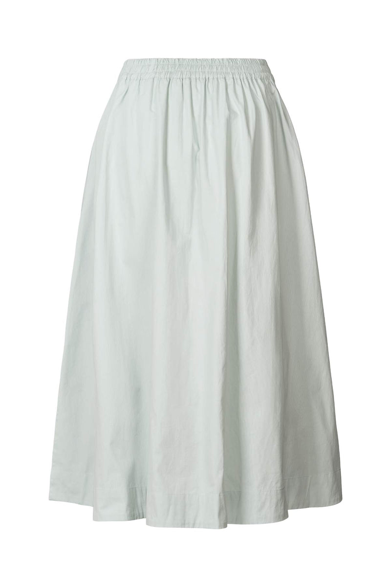 Guri - Poplin heavy full skirt I Sky blue