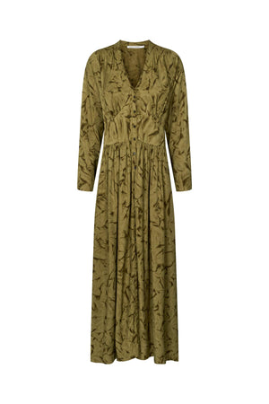 Athena - Crystal vintage dress I Fern green combo