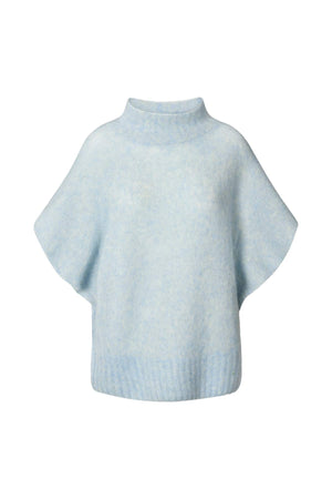 Superlight knit tunic top - Asna I Ice blue