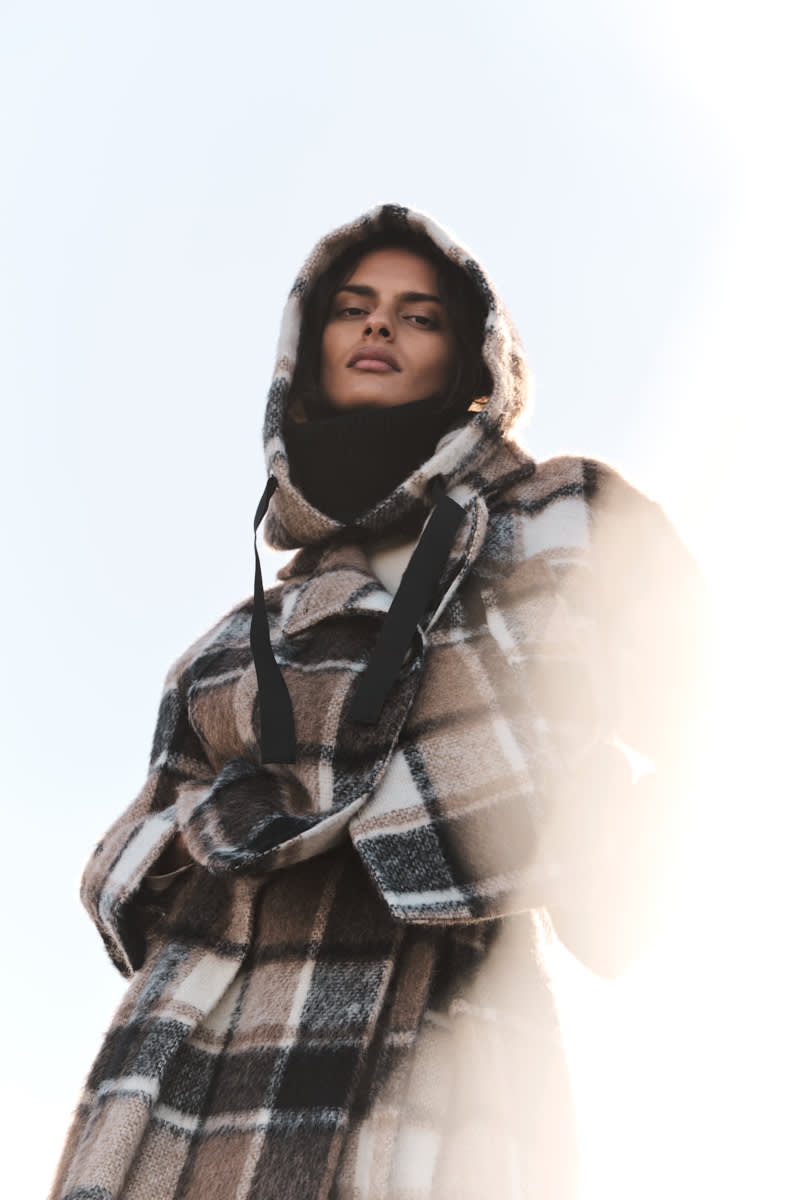 Ehsan - Jumbo check jacket I Brown check