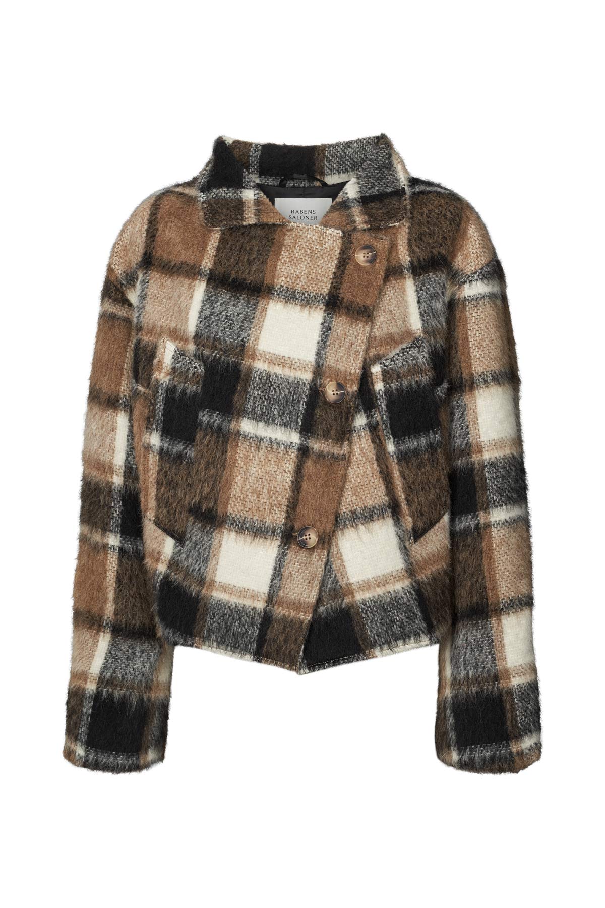 Ehsan - Jumbo check jacket I Brown check