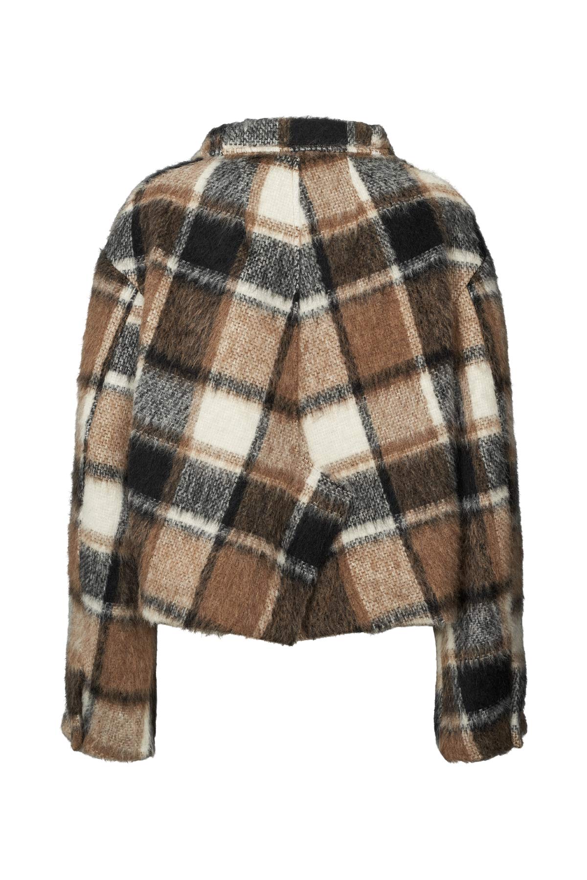 Ehsan - Jumbo check jacket I Brown check