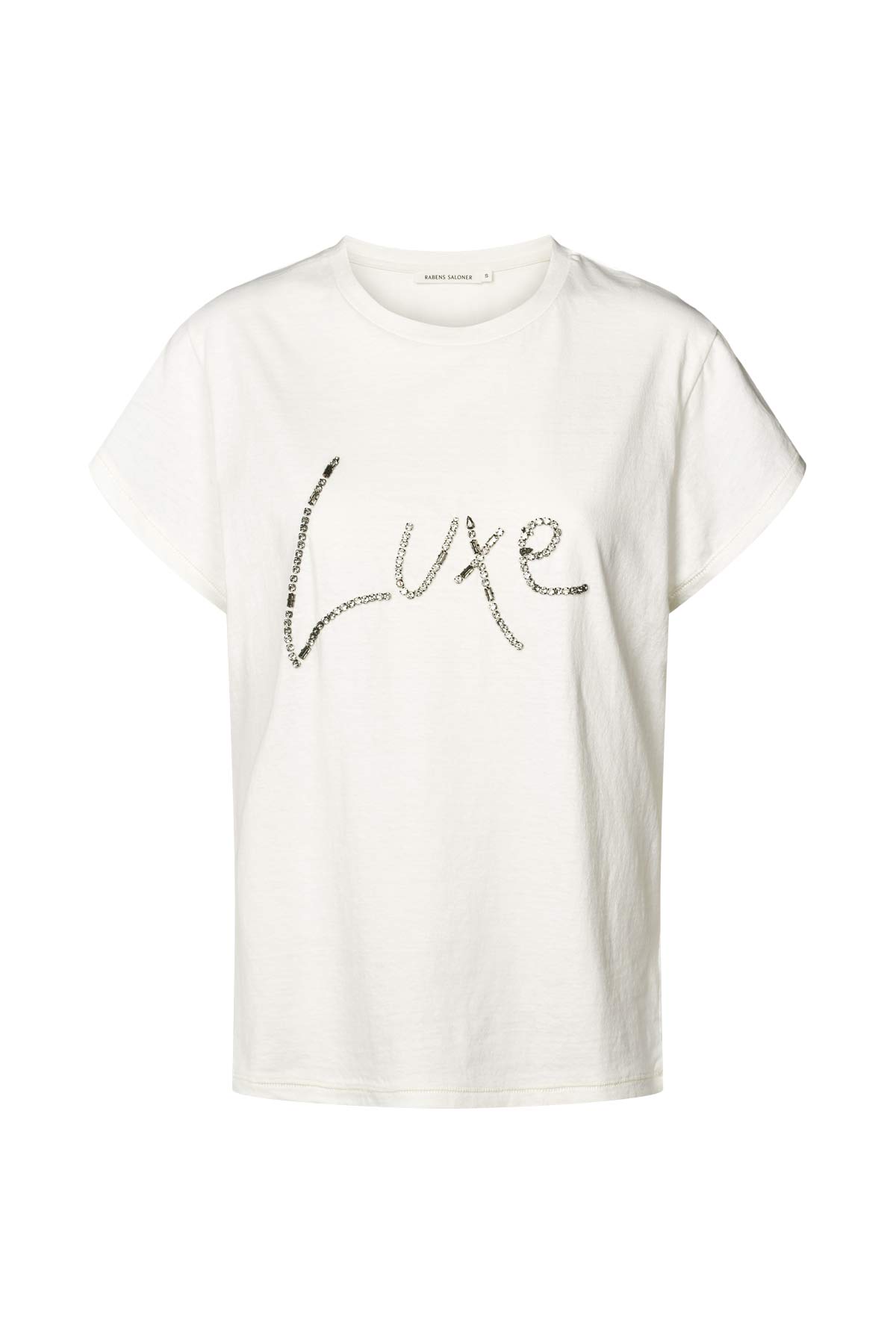 Ambla - Diamante t-shirt I Chalk
