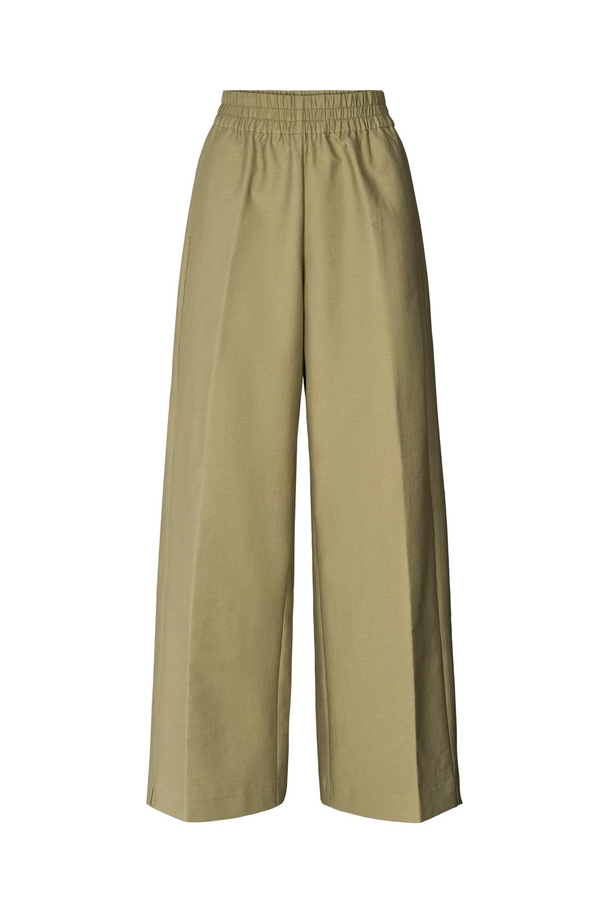 Everdeen - Soft tailoring relaxed pants I Pale Khaki