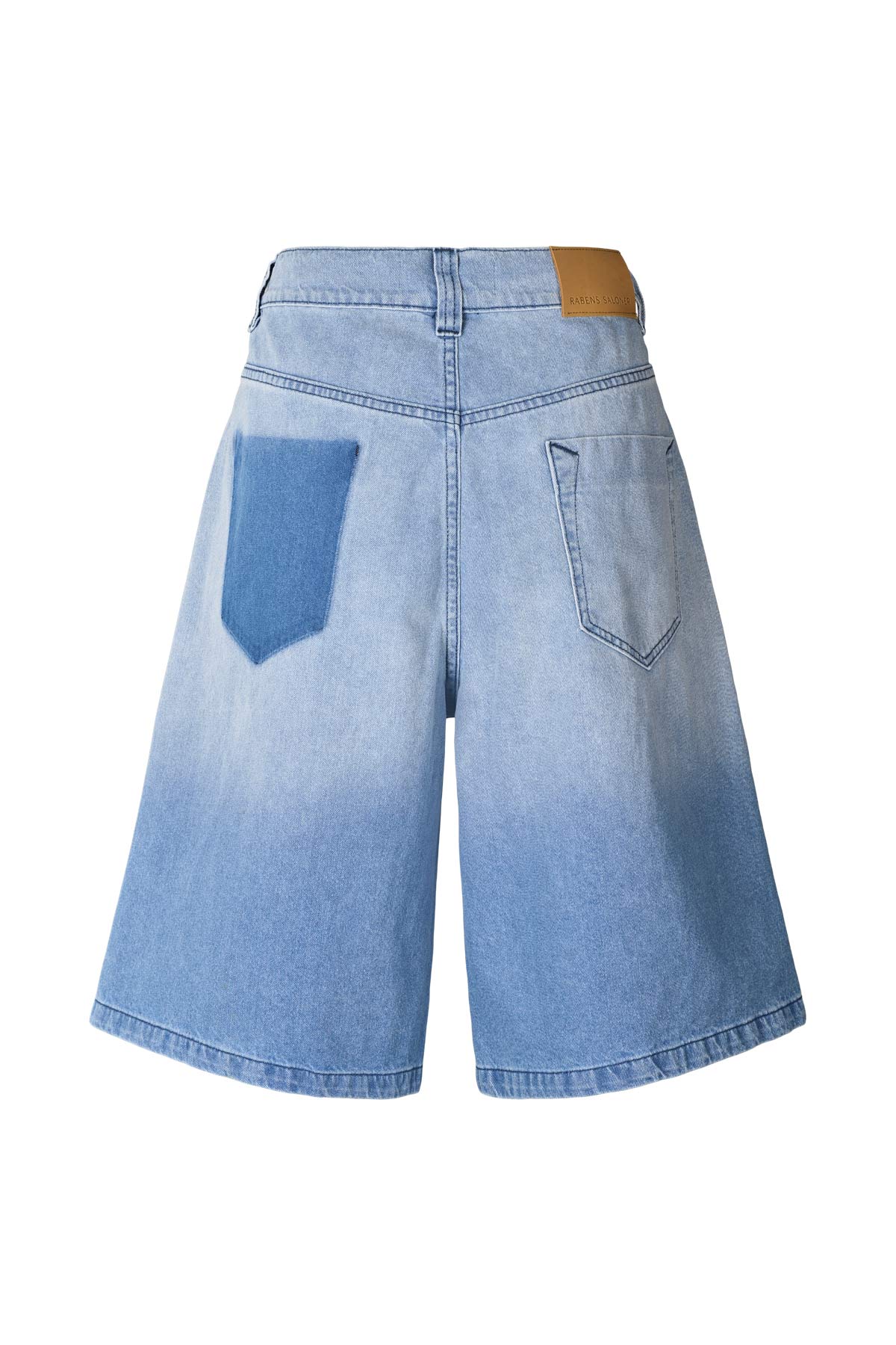 Raha - Light denim wide shorts I Light washed denim