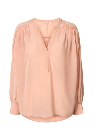 Meg - Sheer lace shirt I Blush