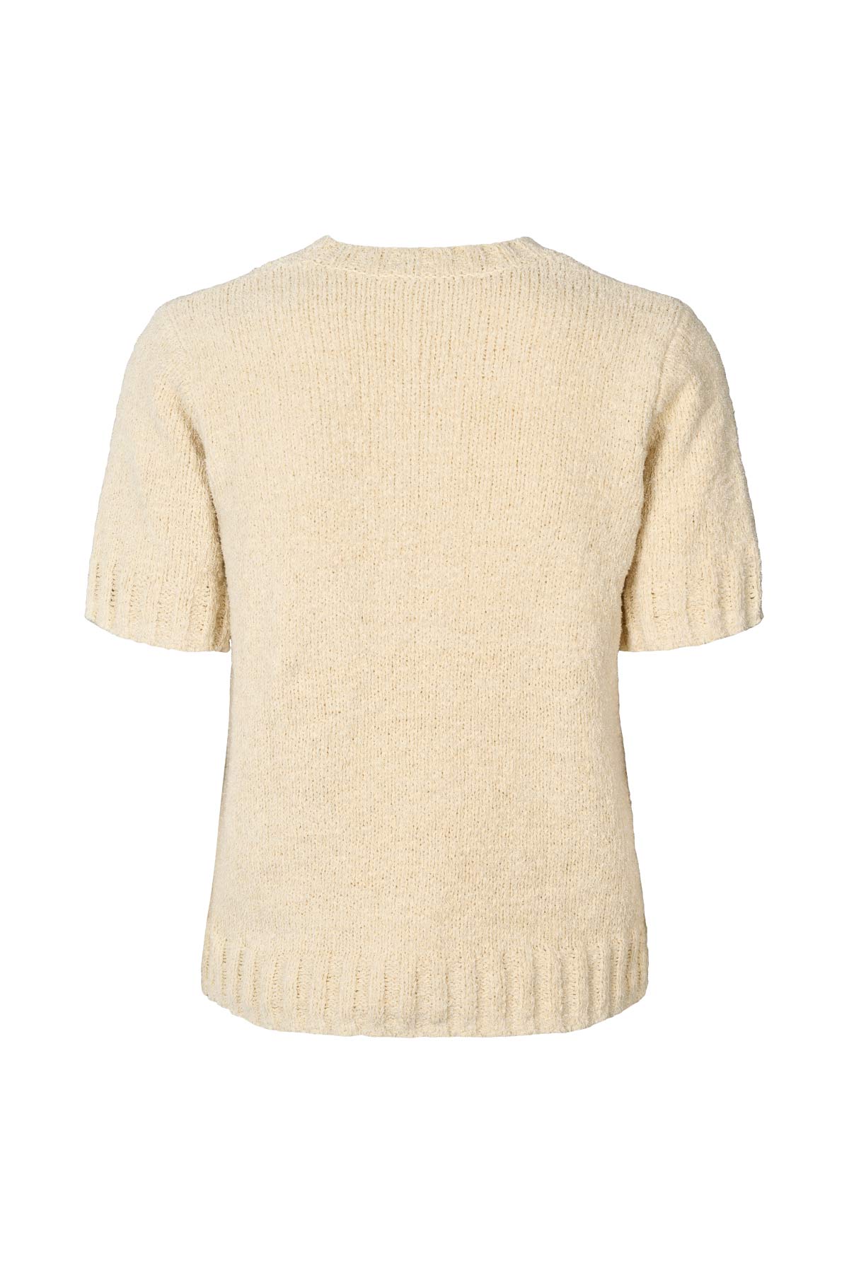 Elka - Towelling knit t-shirt I Sand