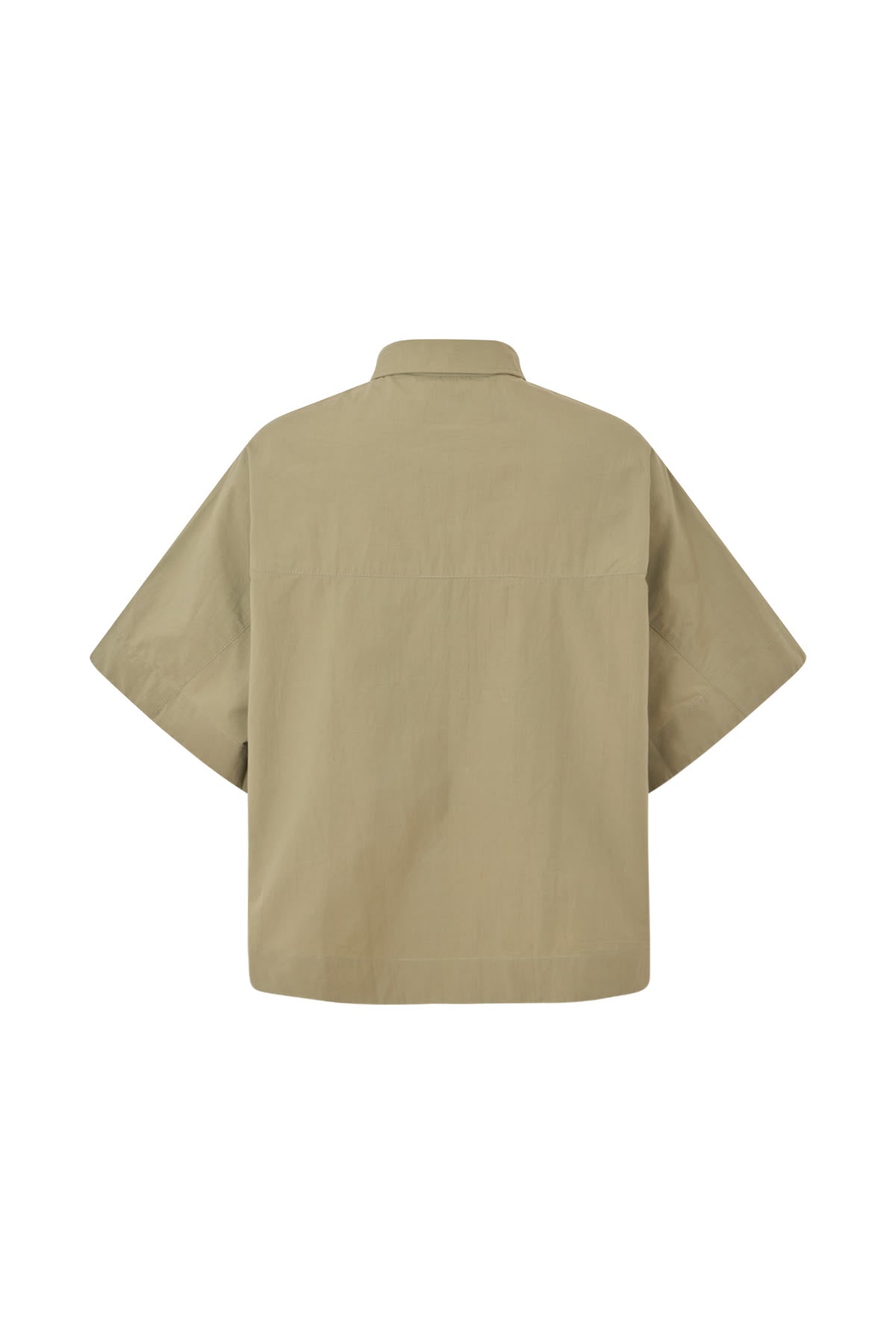 Berte - Poplin curved hem shirt I Vertiver