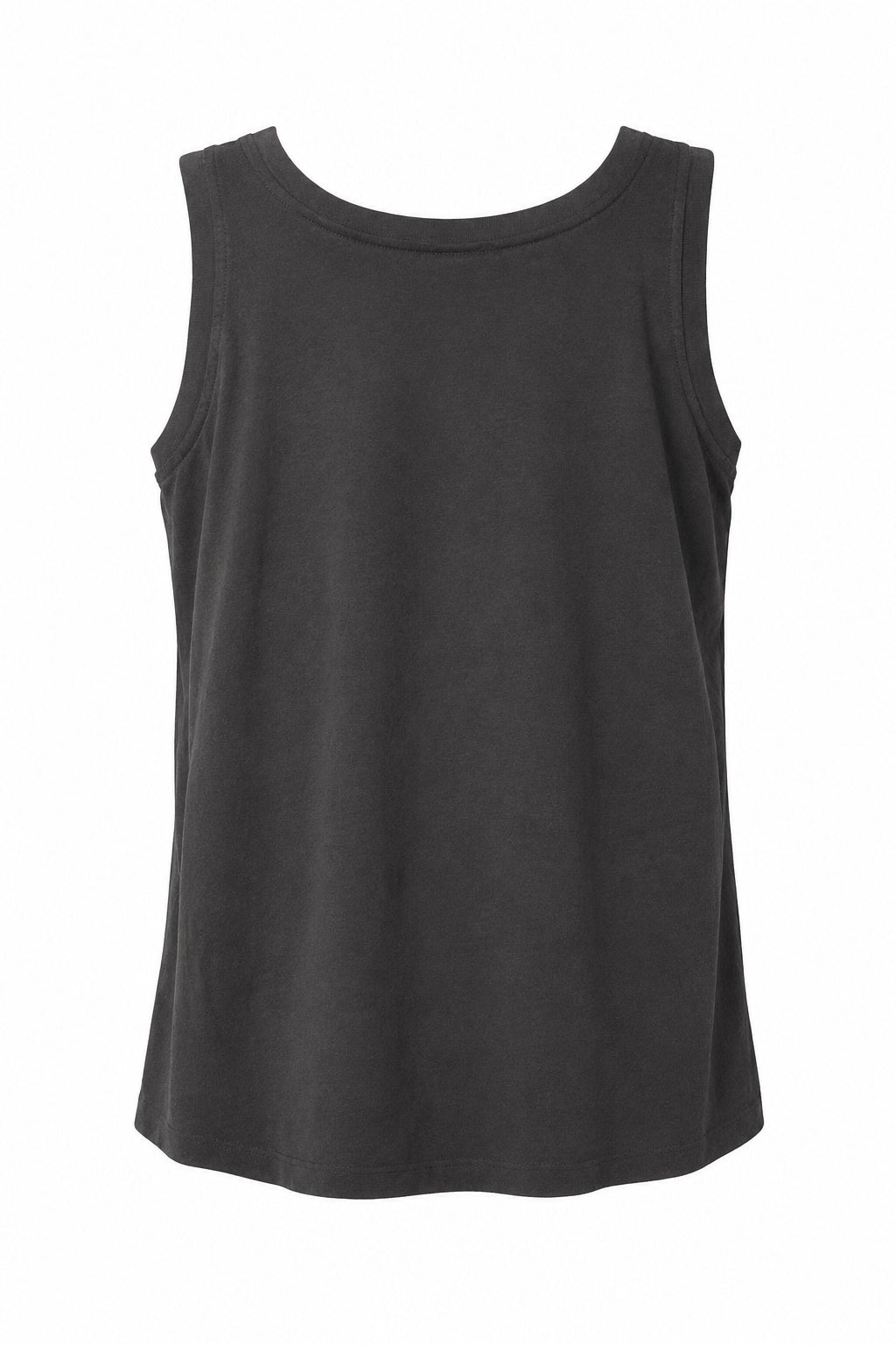 Abbi - Vintage jersey pocket tank top I Faded black
