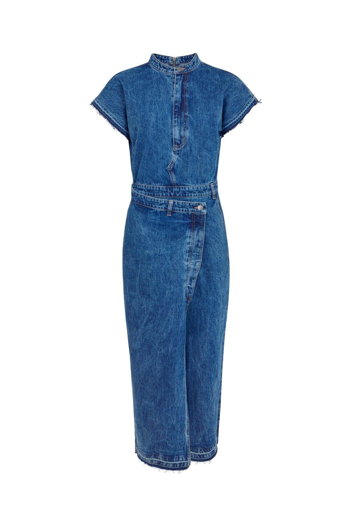 Nency - Denim dress I Dark indigo