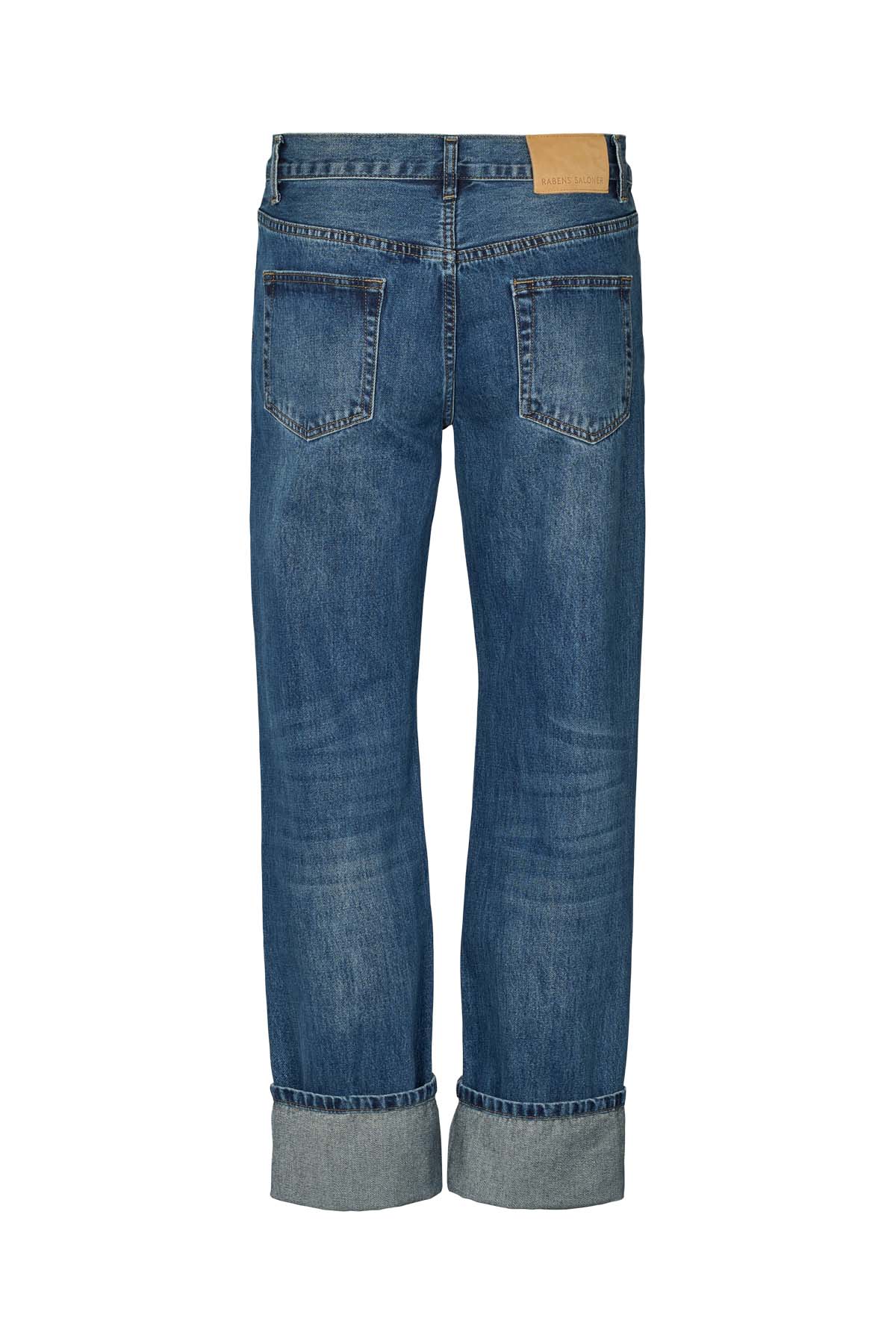 Lorelei - Denim loose fit pants I Dark indigo