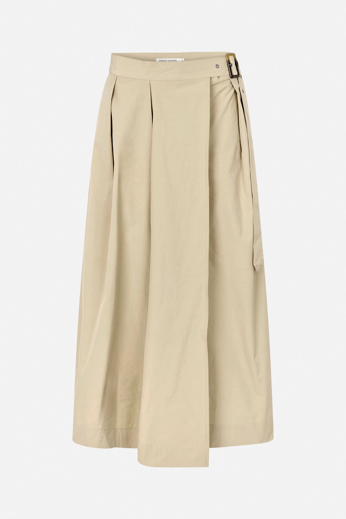 Esila - Weightless wrap skirt I Dark chalk