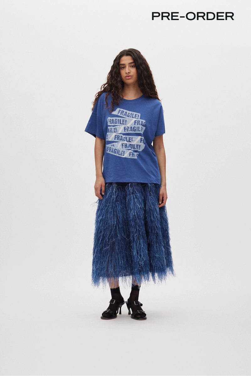 Magna - Plume combo full skirt I PRE-ORDER I Navy